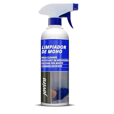 JOVIRA PINTURAS LIMPIADOR DE MOHO Tratamiento eficaz de manchas producidas por microorganismos en terrazas, tejados, muros, etc. (500 Mililitros)