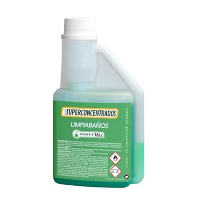 Limpiador de Baños 16 Litros | Super concentrado Anti Cal Concentrado | Desinfectante Eficaz y Antical para Baños Relucientes | Ideal para Limpieza del Hogar