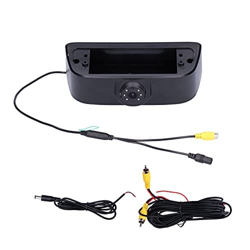 Grcfumo Car Rear View Reverse Camera, Black Camera Parking Assistance, 170 Degreed Vehicle Cameras Reverse Camera for NV200 2010 to 2017