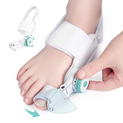 TENICORE Corrector de Juanetes Separador Dedos Pie Corrector Juanetes Mujer Hombre 1 Unidad para Hallux Valgus Protector Dedos Pie