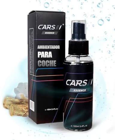 CARS ESSENCE Ambientador para Coche 100ml | Perfume para Vehículos | Tu Coche con Olor Fresco y Duradero | Neutraliza y Elimina los olores