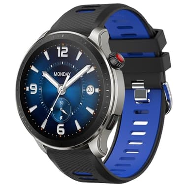 Oumida Correa para Amazfit GTR 3 / Amazfit GTR 3 Pro/GTR 4 / GTR 2, Correa de Silicona de Dos Tonos, Pulseras de Repuesto Deportiva Impermeable para Amazfit Bip 5/ Amazfit Balance