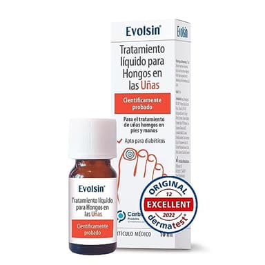 Evolsin® Tratamiento de hongos en las uñas rápido e intensivo I 10ml I Eficacia confirmada científicamente I Dispositivo médico I Apto para diabéticos I