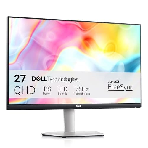Dell S2722DC USB-C 27" QHD (2560x1440) Monitor, 75Hz, IPS, 4ms, AMD FreeSync, 99% sRGB, Altavoces Integrados, USB-C, 2x HDMI, 2x USB, Plata