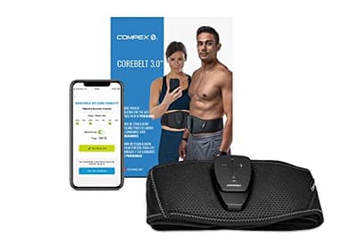 Compex Corebelt 3.0, Cinturón De Estimulación Unisex Adulto, Negro (Black), L-XL
