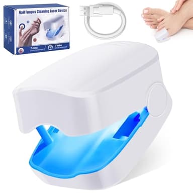 Dispositivo de Tratamiento de Hongos en las Uñas, Hongos de uñas de los pies limpieza y Reparación de uñas, Tratamiento de Hongos de Uñas, 7 minutos al día