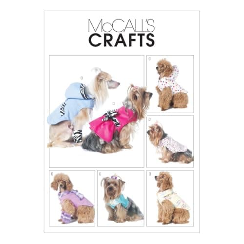 McCall's 6218 - Patrón de Costura para Confeccionar Ropa de Perro (7 Modelos Diferentes, en inglés y alemán)