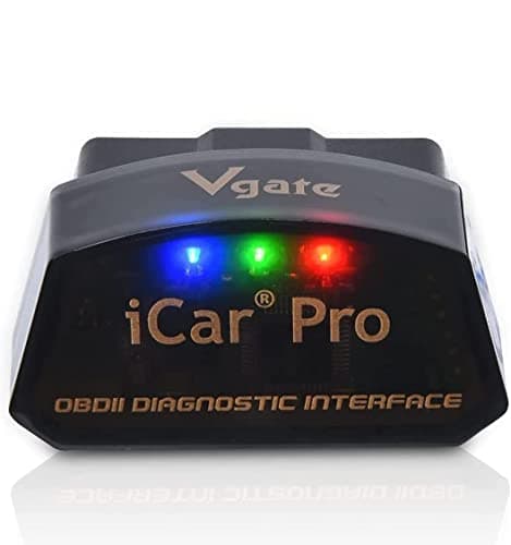 Vgate iCar Pro OBD2 Bluetooth 4.0 Diagnóstico de automóvil Lector de código de Falla de Motor automotriz V 2.3 para Sistema Android/iOS, Compatible con App Torque, OBD Car Doctor