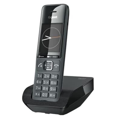 Gigaset COMFORT 520 - Teléfono DECT Inalámbrico - Diseño Elegante - Calidad de Audio Brillante - Agenda Extra Grande, Negro Titanio [Versión Española]