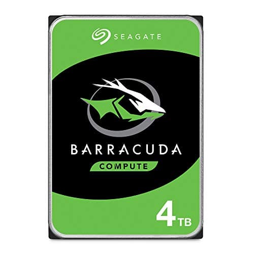 Seagate Technology BarraCuda, 4 TB, Disco duro interno, HDD, 3,5", SATA 6 GB/s, 5400 RPM, caché de 256 MB para ordenador de sobremesa y PC, Paquete Abre-fácil (ST4000DMZ04)