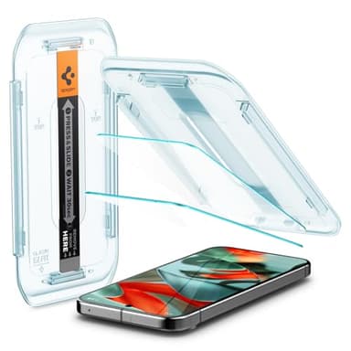 Spigen Glas.tR EZ Fit Protector Pantalla para Google Pixel 9 Pro XL, 2 Unidades, Instalación Fácil, Alta Definicion, Dureza 9H, Anti-Arañazos