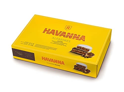 Havanna | Alfajores Mixtos de Chocolate y Merengue | Galletas Cubiertas Rellenas de Dulce de Leche | 12 unidades | 612g