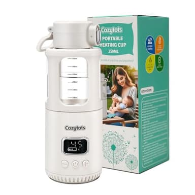 Cozytots calienta biberones portatil bateria 37°C~55°C termo agua caliente bebe aquecedor biberon portatil USB prepara biberones calienta biberones inalambrico biberón mam cristal