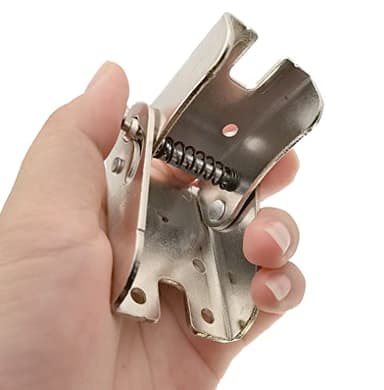 YIDELAI Paquete de 2 Bisagras Abatibles Plegables de Bloqueo Automático de 90 Grados, Patas Extendidas de Mesa y Silla, Soporte Plegable de Acero, Bisagra Oculta
