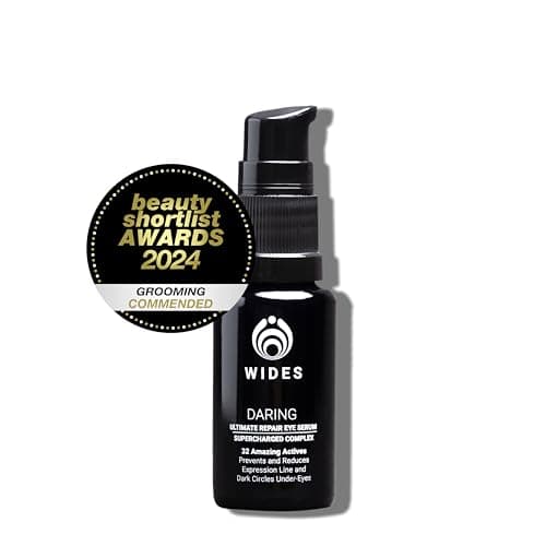 DARING Mejor Contorno de ojos Hombre 2024 con 34 Activos Naturales y Bio I Anti Ojeras y Bolsas Hombre -NO REDUCE LAS OJERAS GENÉTICAS I Crema Ojos Hombre Natural Crema Bolsas Ojos Hombre 15ml