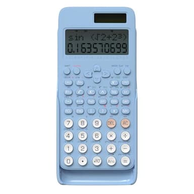 NEWYES 991MS Calculadora Cientifica Avanzada, 401 Funciones de cálculo, Ideal para Estudiantes universitarios de Secundaria, Estudios y exámenes (Azul)