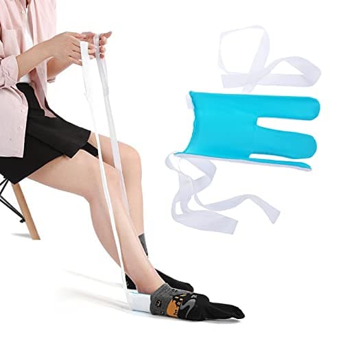 TSHAOUN Calcetines de Ayuda Poner Medias de Compresion Aparato,Calcetines Ayuda,Pequeños y Fáciles de Llevar Calcetines de Ayuda, Adecuados Para Mujeres Embarazadas, Personas Mayores (1 Pack)