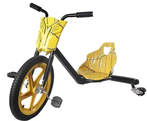 Triciclo Drift para niños, rueda trasera giratoria de 360 grados con luces LED para diversión al aire libre