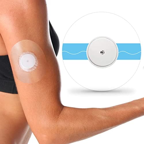 35 Parches adhesivos para Freestyle Libre 2 sensores, impermeable, transparente, vendaje sin agujero