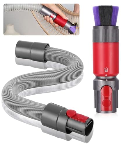 Toaren Polvo Sin Rastros Aspiradoras Cabezal Cepillo para Accesorios Aspirador Dyson V15,V10,V11,V8,V7 con Tubo Aspiradora Universal Cerdas Ultrafinas para Repuestos Dyson Cepillo Antiarañazos