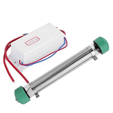 Generador de Ozono, AC 220V 7.5g Tubo Generador de Ozono Purificador de Aire de Agua Esterilizador Limpiador Desodorante Limpiador Esterilización de Frutas Vegetales Oficina en el