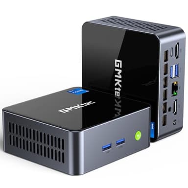 GMKtec M3 Plus Mini PC con Intel Core i9 12900HK (14C/20T 5.0 GHz), 32GB DDR4 RAM + 1TB NVMe SSD, Mini Ordenador de Escritorio, Triple Pantalla 4K,WiFi 6/BT5.2/USB-C/USB 3.2*3/USB2.01/Micro Ordenador