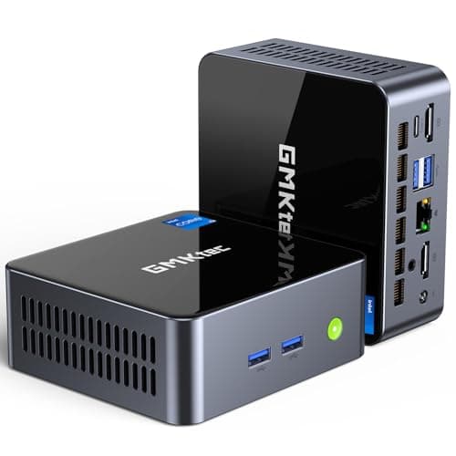 GMKtec M3 Plus Mini PC con Intel Core i9 12900HK (14C/20T 5.0 GHz), 32GB DDR4 RAM + 1TB NVMe SSD, Mini Ordenador de Escritorio, Triple Pantalla 4K,WiFi 6/BT5.2/USB-C/USB 3.2*3/USB2.01/Micro Ordenador