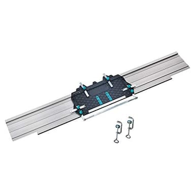 wolfcraft Riel de guía FKS 145 I 6913000 I Sistema de guía para sierras circulares de mano
