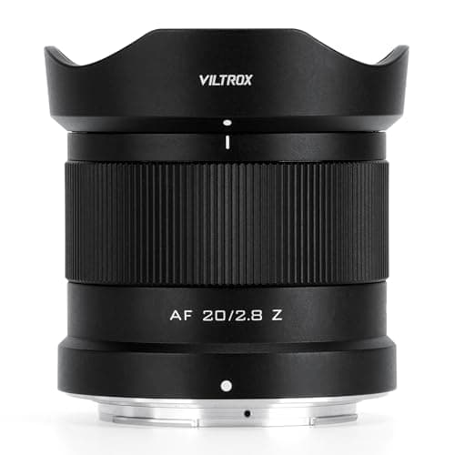 VILTROX 20 mm F2.8 Z para Nikon Z Mount, 20 mm f/2.8 Z-Mount Full Frame AF Lente para Nikon Z Mount, lente gran angular para Nikon Z Mount Z8 Z9 Z6 Z7 Z6 II Z7 II Z5 Z5 II