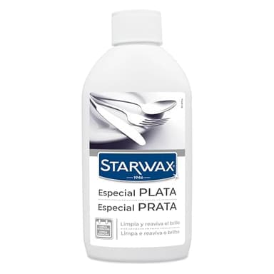 STARWAX - Limpiador Plata - Limpia y da brillo - Efecto larga duración - Retrasa la oxidación - Perfume agradable - No raya - Sin amoníaco - Fabricado en Francia - 250ml