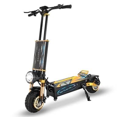 RAYI Patinete Eléctrico para Adultos AB2,Motores Auales 11 Pulgadas,Batería extraíble 60V 40Ah,Alcance 120 KM,8 Horas Carga,Patinete Eléctrico Todoterreno,Desbloqueo NFC,Plegable,Doble suspensión