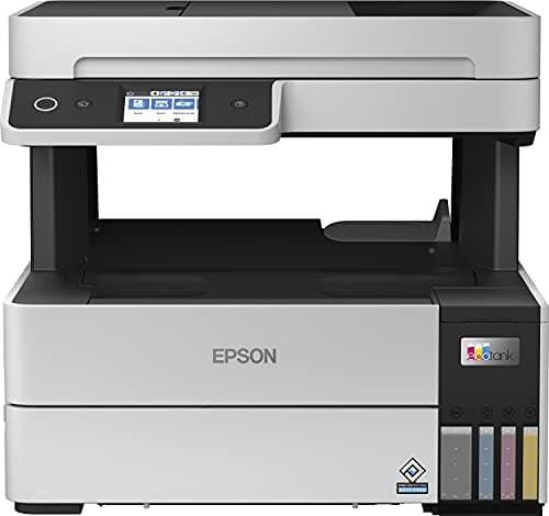 Epson EcoTank ET-5150, Impresora Alto Rendimiento Wifi A4 Multifunción, Impresión Doble Cara Automática, Imprime / Copiadora / Escáner