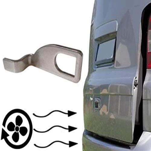 LNIMIKIY Soporte de soporte para VW T5 Bus and Caddy, soporte de separación de puerta trasera de coche, accesorios de repuesto para furgoneta (plata)