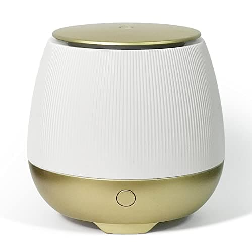 Difusores de Aceite Esencial de Earnest Living Difusores de 150 ml para el hogar Difusor de aromaterapia de plástico con Cable USB Sin Agua Auto Apagado Difusor de Aroma de 7 Colores Regalo Blanca