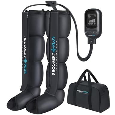 RECOVERY PLUS - Masajeador presoterapia para casa. Botas presoterapia piernas. Maquina presoterapia profesional. Botas de presoterapia en casa. Masajeador piernas. Maquina de presoterapia. (Talla M)