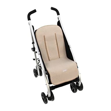 Funda de Verano Universal para Silla Paseo Ligera Rosy Fuentes-Colchoneta para Silla Ligera-Transpirable-Compatible con Maclaren, Bugaboo Bee, Cibex, etc. 0-camel