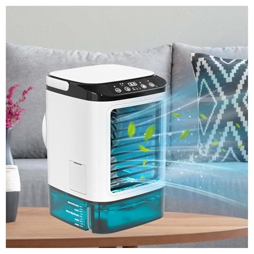 Con Caja De Hielo Aire Acondicionado Sin Instalacion, Condicionadores De Ar Portáteis Atomización Silenciosa Ventilador Con Hielo