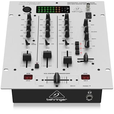 Best Price Square Pro DJ Mixer, 3 Channel DX626 by BEHRINGER