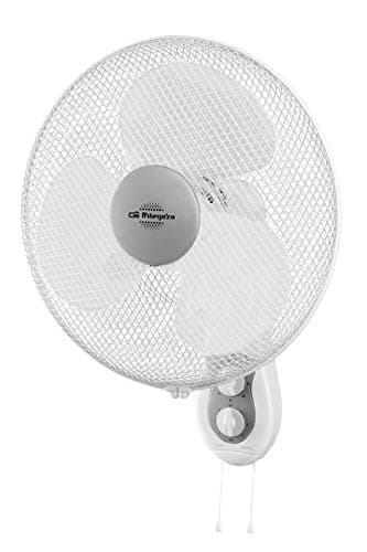 Orbegozo WF 0139 - Ventilador de pared, oscilante, 3 velocidades, temporizador, cabezal inclinable, aspas 35 cm, 40 W, Color Blanco