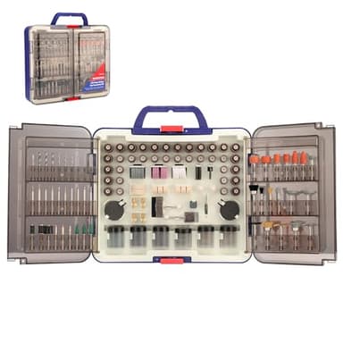 WORKPRO Kit de 476 Accesorios de Herramientas Giratorias, Brocas de Herramienta Giratoria para Cortar, Lijar, Moler, Tallar, Pulir, Taladrar y Grabar Fácilmente