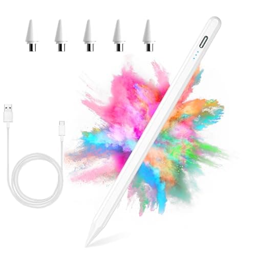 Lapiz para Tablet, Lapiz Tactil con Alta Precisión y Sensibilidad de Inclinación, Stylus Pen para Samsung, Lenovo, Mi, Huawei y iPhone