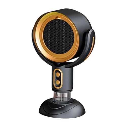 Campana Extractora Portátil para Cocina - Ventilación Recargable 3000 mAh, Campanas de Cocina con Rotación de 360 Grados, Extractor de Aire Portátil para Cocinar y Uso en Escritorio
