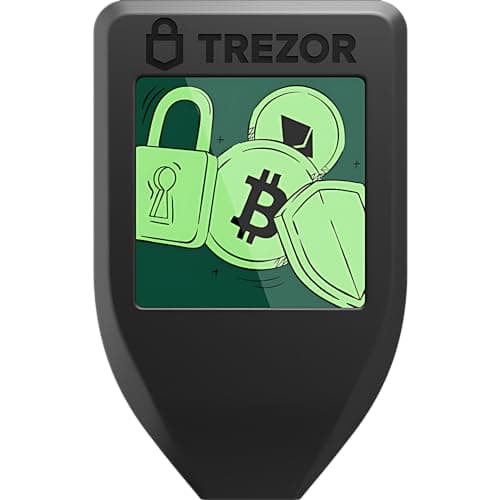 Trezor Model T - Crypto Hardware Wallet con Pantalla Táctil LCD, Protege Bitcoin y Miles de Monedas con Máxima Seguridad