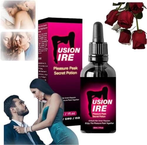 FusionFire Pleasure Peak Secret Potion - Gotas felices secretas, gotas de hormonas felices para mujeres, gotas de elixir de pasión Desire Fusion, gotas orales Pleasurepeak, mejora la sensibilidad y el