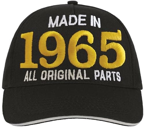 Made in 1965 All Original Parts Sombrero de Fiesta de cumpleaños 60 años