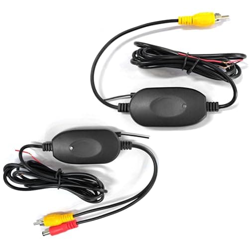 Inefala Kit de transmisor y Receptor de Video inalámbrico 2.4G para cámara de Marcha atrás Cámara de Asistencia de estacionamiento Cámara de Marcha atrás para automóviles