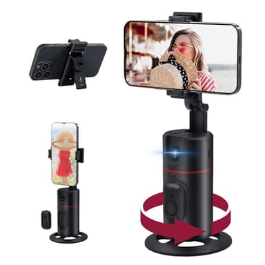 Mcbazel Soporte de Seguimiento Facial con Control Remoto 360 ° ​Seguimiento Automático, Soporte para Palo Gestos para Teléfono Móvil/Estabilizador Gimbal/Vlog de Viaje