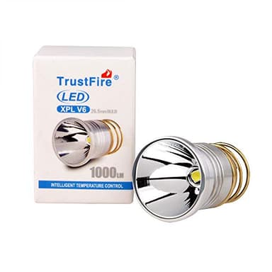 TrustFire CREE XM-L V6 1000 lúmenes Bombilla de repuesto para linterna LED de bolsillo, módulo blanco frío para Surefire 6P, Ultrafire 501B 502B, etc.