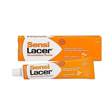 LACER SENSI - Gel Bioadhesivo 50 ml, Acción Desensibilizante, Efecto Rápido y Duradero, Protección Diaria Contra la Caries, Fortalece la Dentina Expuesta