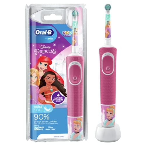 Oral-B 90881034 - Cepillo de dientes infantil eléctrico de rotación (material de plástico, potencia 2200 W), el diseño puede variar